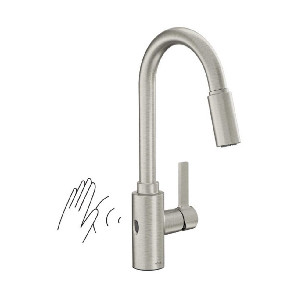 Moen Genta LX Touchless  Kitchen Faucet Spot Resistant Stainless 7882EWSRS